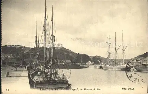 Saint Brieuc Cotes d Armor Le Legue Bassin a Flot Bateaux Kat. Saint Brieuc