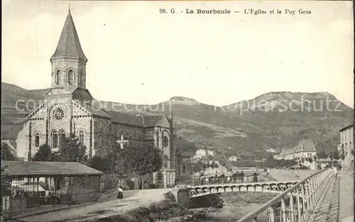 La Bourboule Eglise et le Puy Gros Kat. La Bourboule