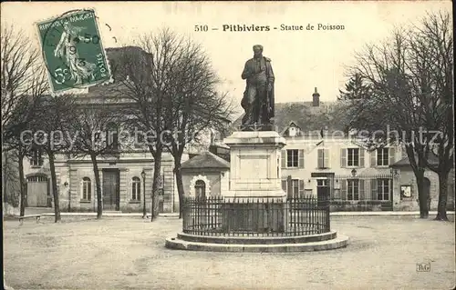 Pithiviers Loiret Statue de Poisson Monument Kat. Pithiviers