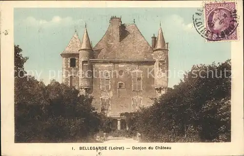 Bellegarde du Loiret Donjon du Chateau Schloss Kat. 