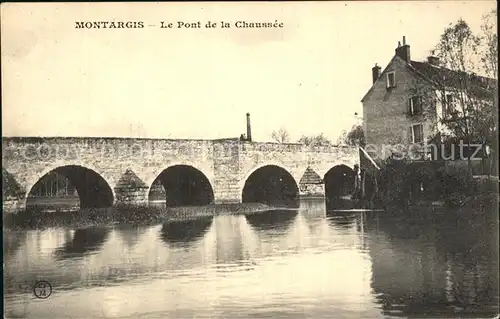 Montargis Loiret Le Pont de la Chaussee Kat. Montargis