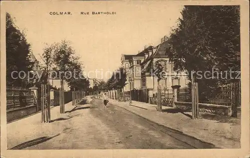 Colmar Haut Rhin Elsass Rue Bartholdi Kat. Colmar