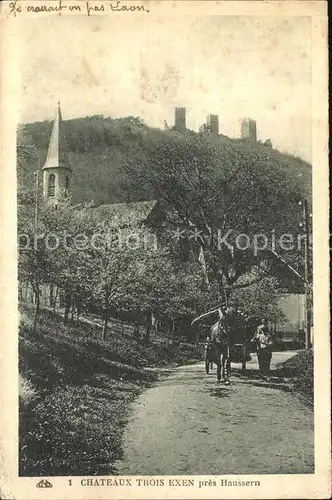 Eguisheim Haut Rhin Chateau Trois Exen Haussern Kat. Eguisheim