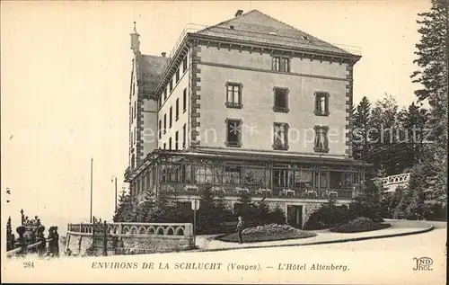 La Schlucht Hotel Altenberg Kat. Gerardmer