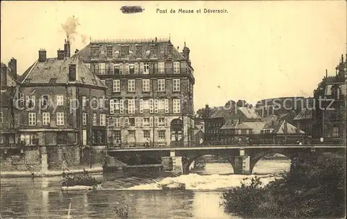 Sedan Ardennes Pont de Muse Deversoir Kat. Sedan