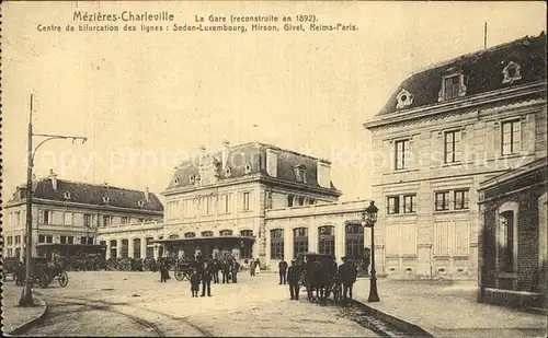 Mezieres Charleville Hauptbahnhof Kat. Charleville Mezieres