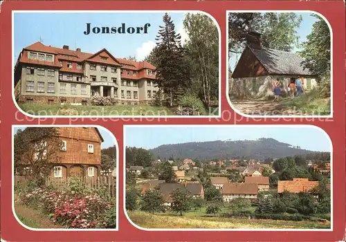 Jonsdorf VdN Kurheim Olga Koerner Alte Bergschmiede Umgebindehaus Jonsberg Kat. Kurort Jonsdorf