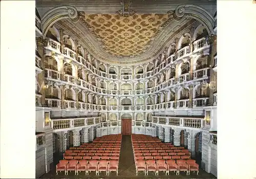 Mantova Teatro Scientifico Wissenschaftliches Theater Bibbiena Kat. Mantova