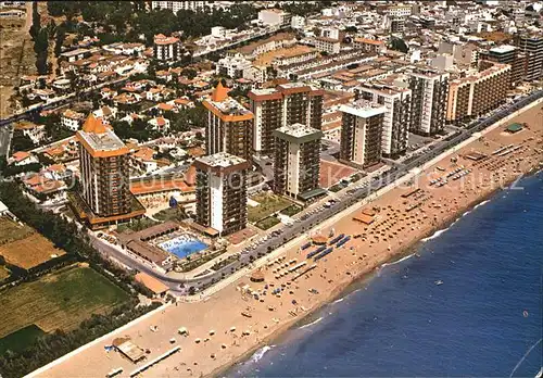 Fuengirola Playa y vista parcial aerea