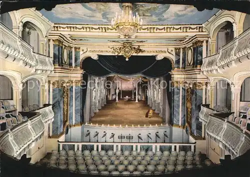 Schwetzingen Schlossgarten Rokoko Theater Kat. Schwetzingen