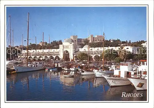 Rhodes Rhodos Greece Hafen Kat. Rhodes