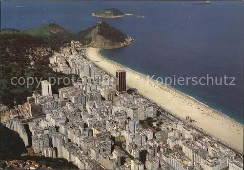 Rio de Janeiro Copacabana beach Fliegeraufnahme Kat. Rio de Janeiro