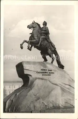 St Petersburg Leningrad Petr I Denkmal 