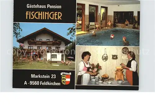 Feldkirchen Kaernten Gaestehaus Pension Fischinger Hallenbad Kat. Feldkirchen in Kaernten