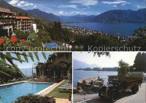 Orselina Locarno Lago Maggiore Panorama Hotel Orselina Schwimmbad