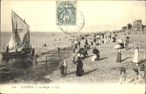 Cayeux sur Mer La Plage Strand Kat. Cayeux sur Mer