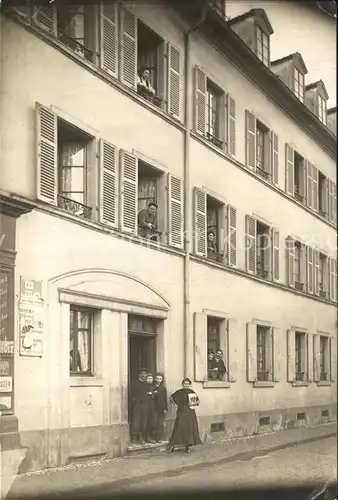 Mulhouse Muehlhausen Wohnhaus Menschen Kat. Mulhouse