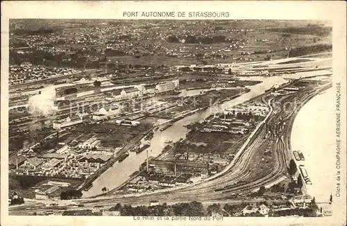 Strassburg Elsass Rhein Partie Nord du Port Kat. Strasbourg