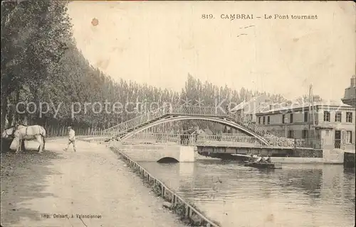 Cambrai Pont tournant Kat. Cambrai