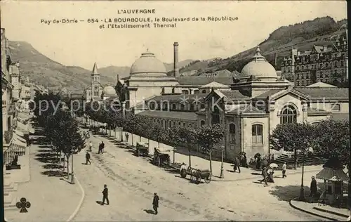 La Bourboule Puy de Dome Boulevard de la Republique Etablissement Thermal Kat. La Bourboule