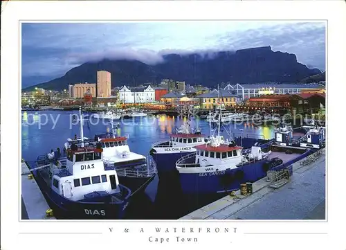 Cape Town Kaapstad Kapstadt Teilansicht mit Hafen Kat. Cape Town