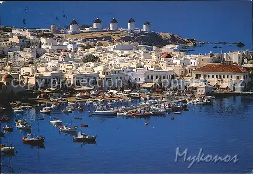 Mykonos Kykladeninsel aegaeis Hafen Kat. 