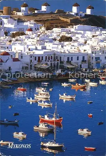 Mykonos Kykladeninsel aegaeis Hafen Kat. 