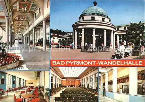 Bad Pyrmont Wandelhalle Speisesaal Konzertsaal Kat. Bad Pyrmont