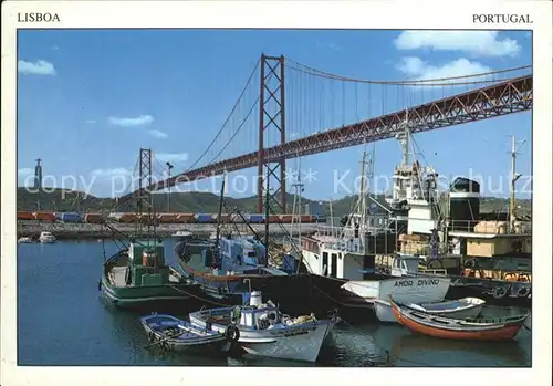 Lisboa Ponte sobre o Rio Tejo Kat. Portugal