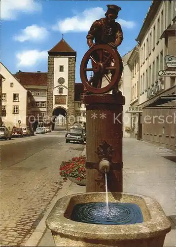 Villingen Schwenningen Radmacherbrunnen Stadttor Kat. Villingen Schwenningen