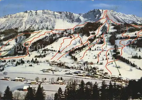 Oberjoch Skigebiet am Iseler Kat. Bad Hindelang