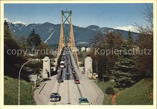Vancouver British Columbia Lions Gate Bridge Kat. Vancouver