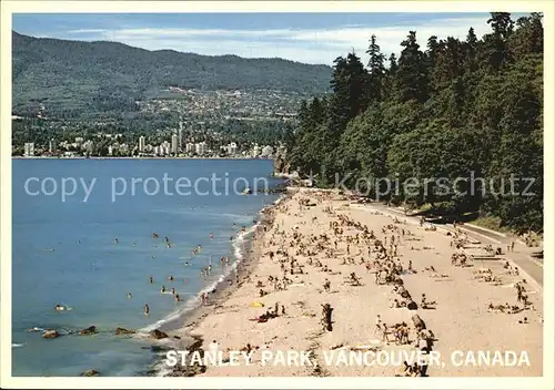 Vancouver British Columbia Stanley Park Beach Kat. Vancouver