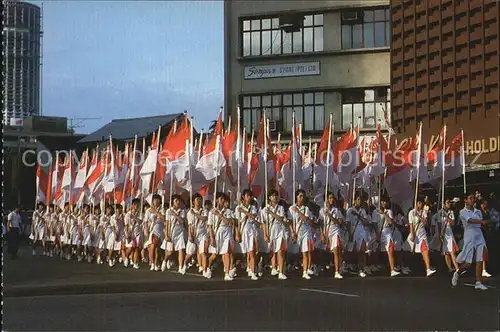 Singapore Parade passing through South Bridge Road Kat. Singapore