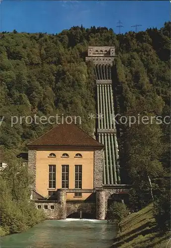 Walchensee Wasserkraftwerk  Kat. Kochel a.See