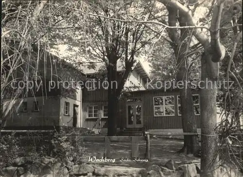 Saupsdorf Restaurant Wachbergbaude Kat. Kirnitzschtal