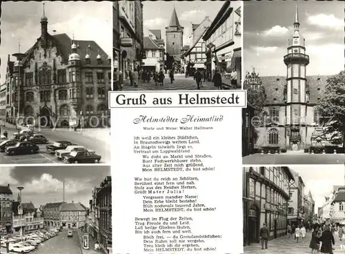 Helmstedt mit Heimatlied Kat. Helmstedt