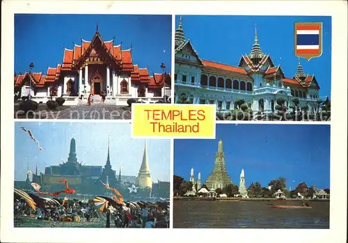 Thailand Tempel Kat. Thailand