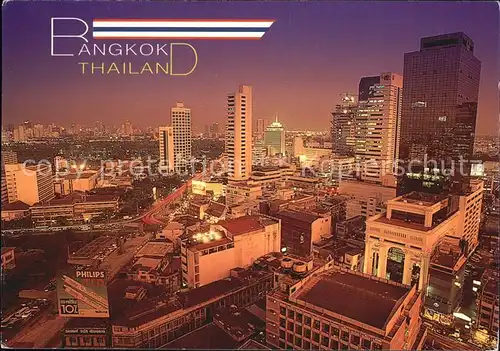 Bangkok City at night Kat. Bangkok