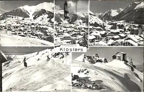 Klosters GR Seilbahn Skigebiet Kat. Klosters