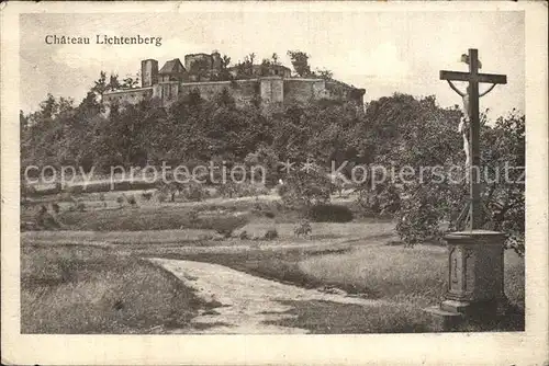 Lichtenberg Saverne Chateau Croix Kat. Lichtenberg
