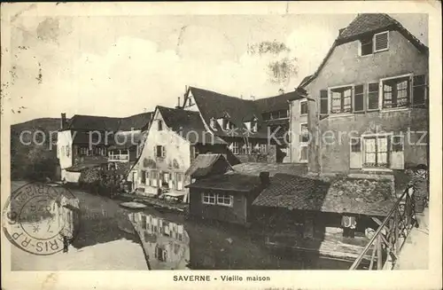 Saverne Bas Rhin Alsace Vieille maison Kat. Saverne