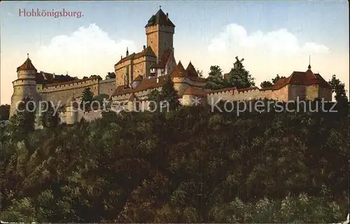 Hohkoenigsburg Haut Koenigsbourg Chateau Burg Kat. Orschwiller