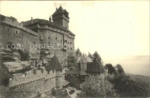 Hohkoenigsburg Haut Koenigsbourg Wiederherstellung der Burg durch Kaiser Wilhelm II Hochschloss Kat. Orschwiller