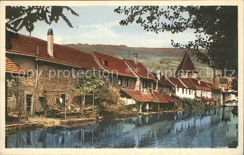 Mutzig Bas Rhin Alsace Canal des Remparts Kat. Mutzig