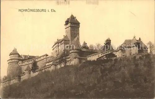 Hohkoenigsburg Haut Koenigsbourg Gesamtansicht Burg Kat. Orschwiller