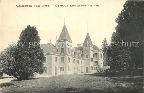 Eymoutiers Chateau de Vassiviere Kat. Eymoutiers