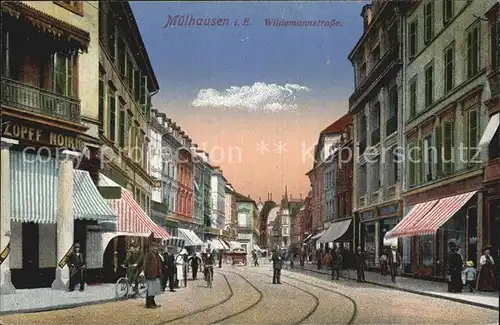 Muelhausen Elsass Wildemannstrasse Kat. Mulhouse