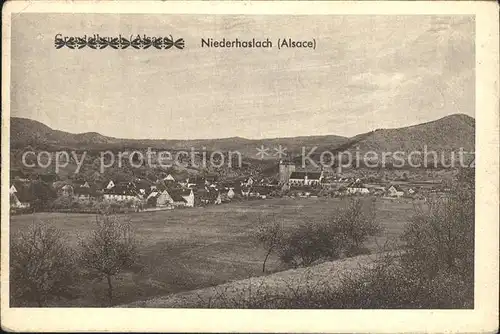 Niederhaslach Panorama Kat. Niederhaslach