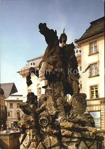 Olomouc Caesarbrunnen aus dem Jahre 1724 Kat. Olomouc